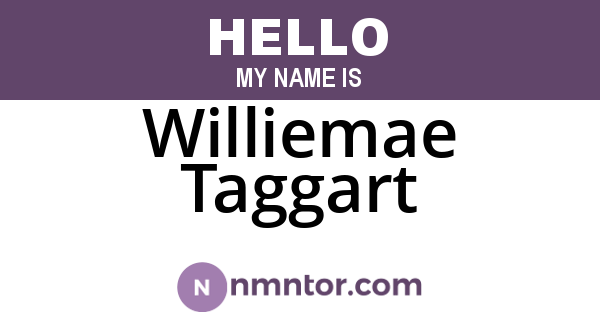 Williemae Taggart