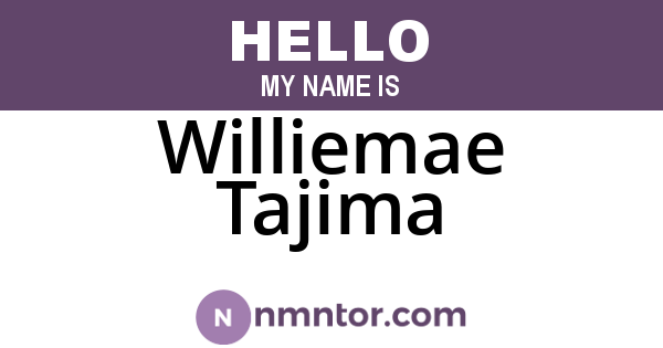 Williemae Tajima