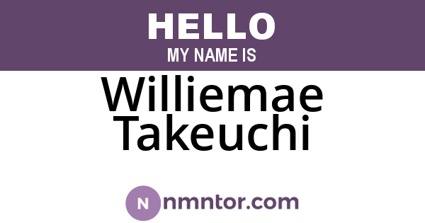 Williemae Takeuchi