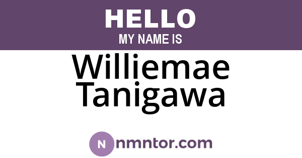 Williemae Tanigawa