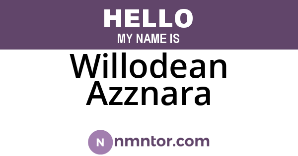 Willodean Azznara