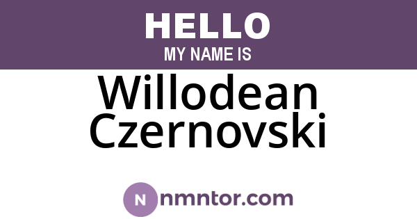 Willodean Czernovski