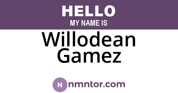 Willodean Gamez