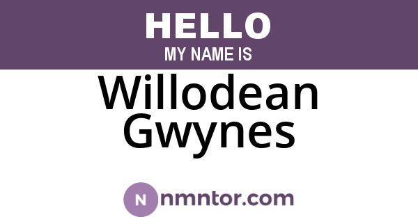 Willodean Gwynes