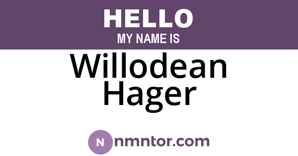 Willodean Hager