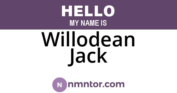 Willodean Jack