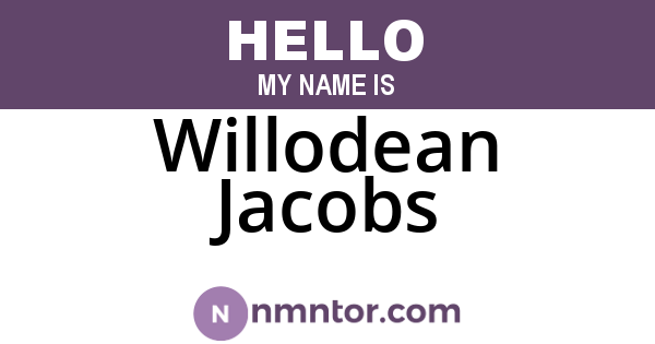 Willodean Jacobs