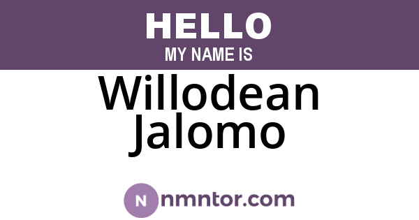 Willodean Jalomo