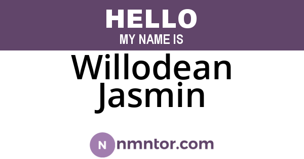 Willodean Jasmin