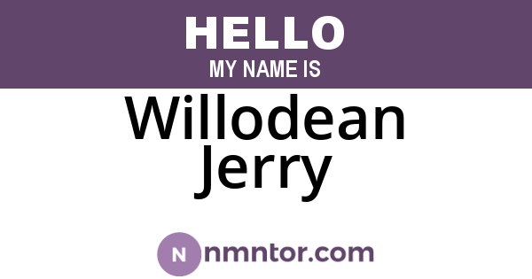 Willodean Jerry