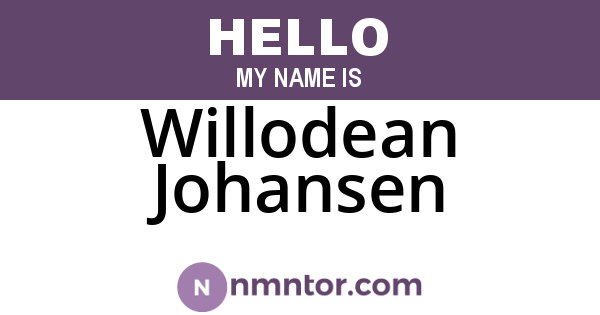 Willodean Johansen