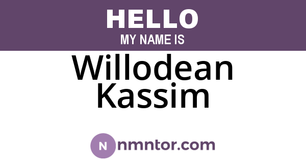 Willodean Kassim