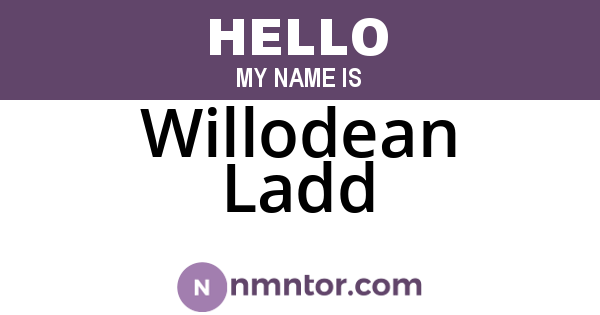 Willodean Ladd