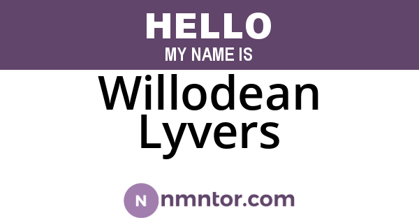 Willodean Lyvers