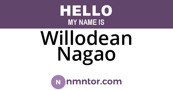 Willodean Nagao