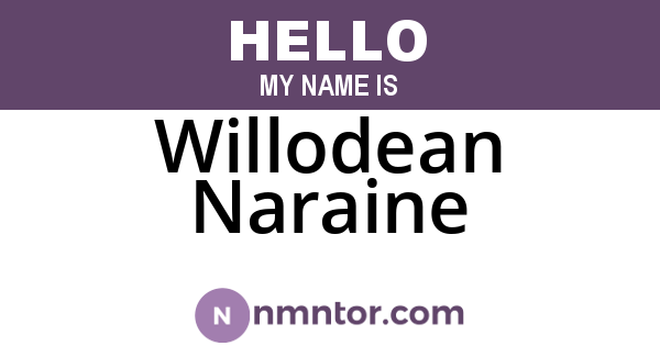 Willodean Naraine