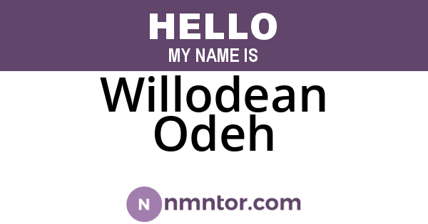 Willodean Odeh