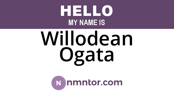 Willodean Ogata