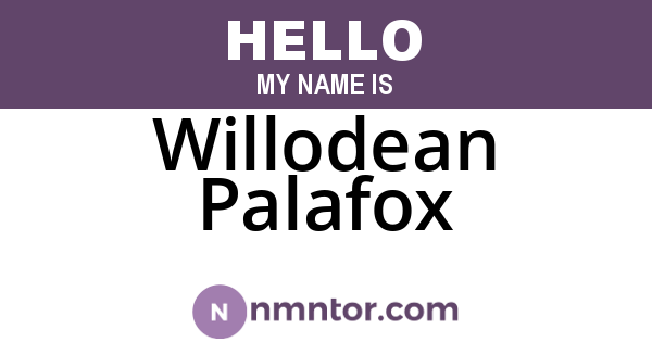 Willodean Palafox