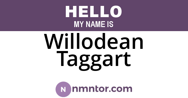 Willodean Taggart