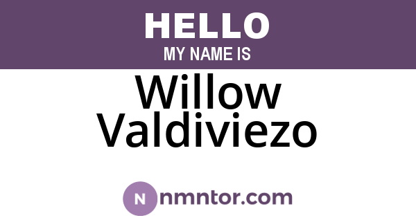 Willow Valdiviezo