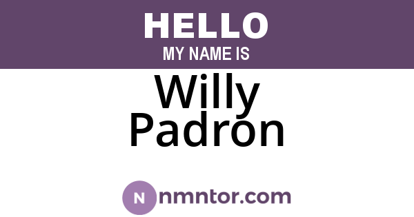 Willy Padron