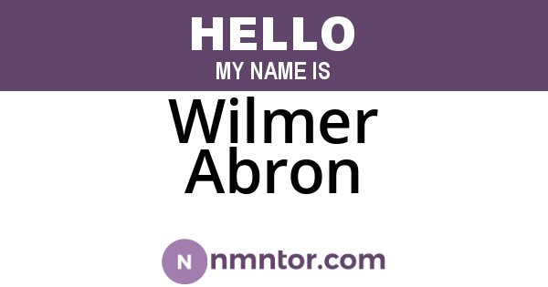 Wilmer Abron