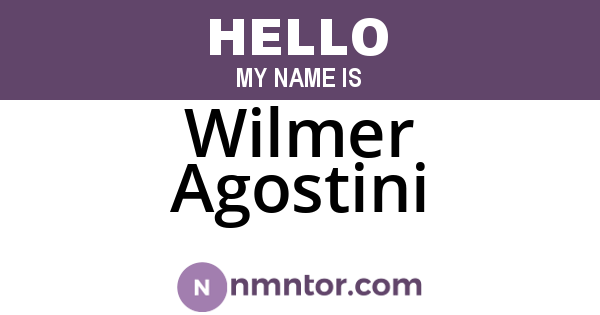 Wilmer Agostini