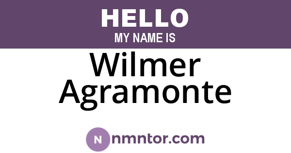 Wilmer Agramonte