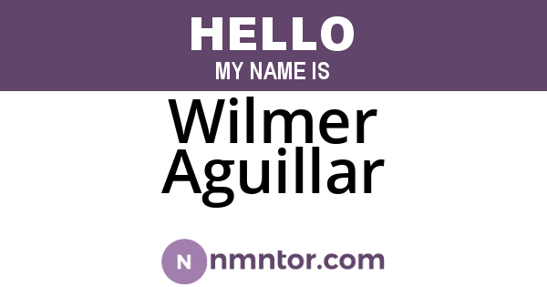 Wilmer Aguillar