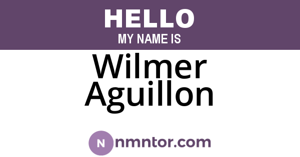 Wilmer Aguillon