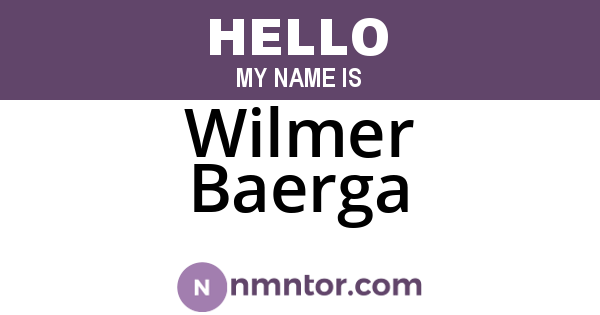 Wilmer Baerga
