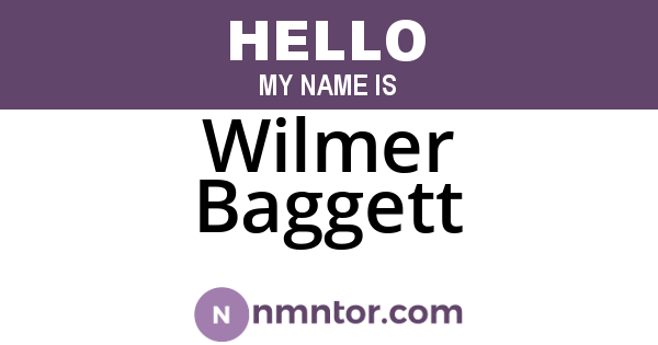 Wilmer Baggett