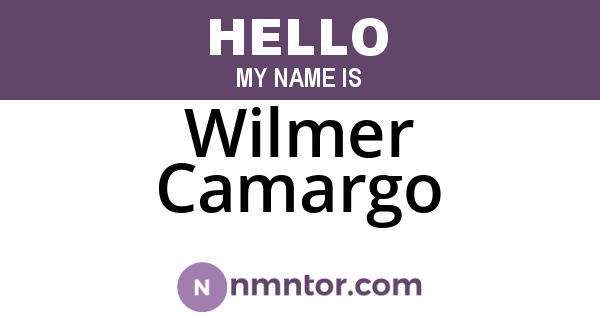 Wilmer Camargo