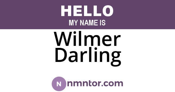 Wilmer Darling