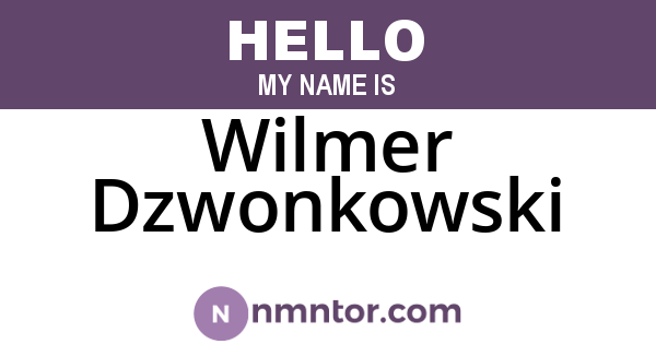 Wilmer Dzwonkowski