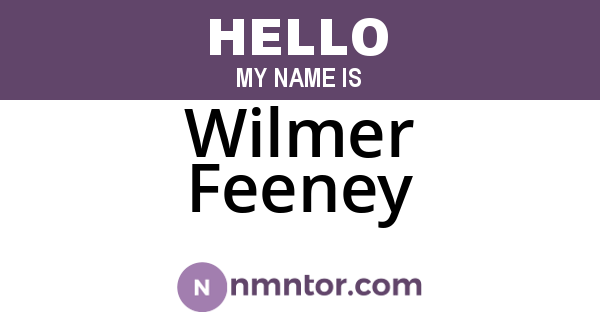 Wilmer Feeney