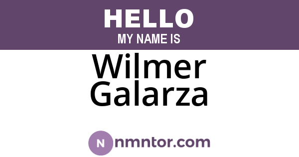 Wilmer Galarza