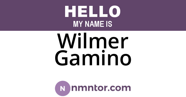 Wilmer Gamino