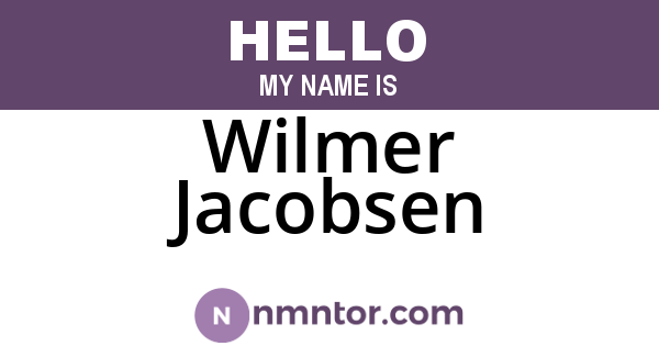 Wilmer Jacobsen