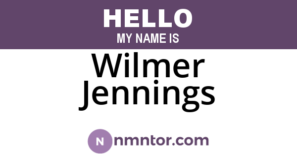 Wilmer Jennings
