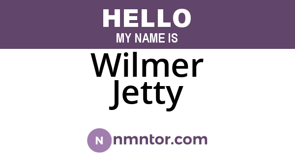 Wilmer Jetty