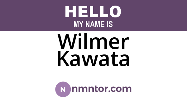 Wilmer Kawata