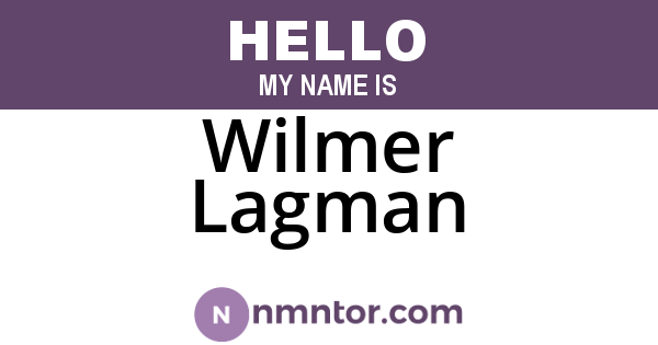 Wilmer Lagman