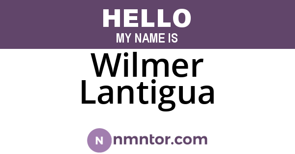 Wilmer Lantigua