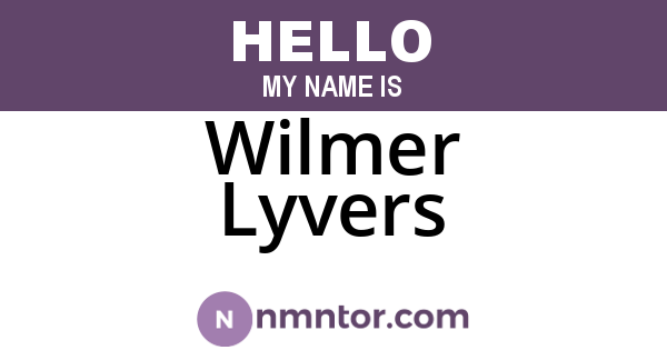 Wilmer Lyvers