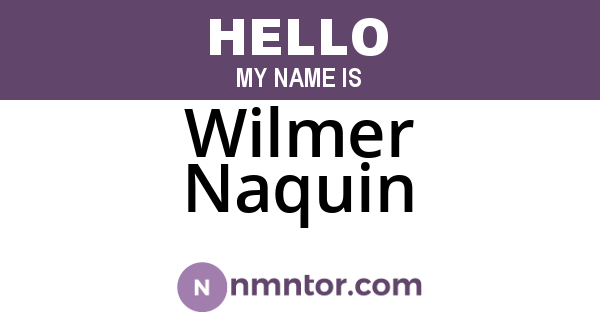 Wilmer Naquin