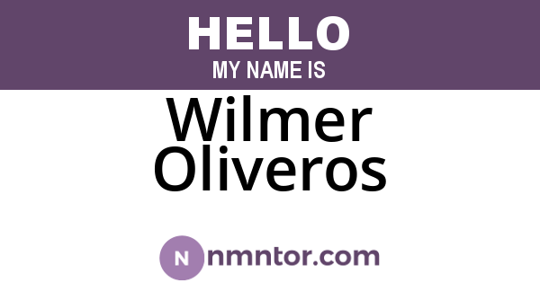 Wilmer Oliveros