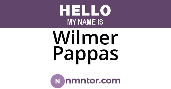 Wilmer Pappas