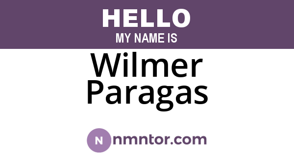 Wilmer Paragas